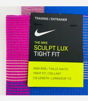 Nike Sculpt Lux Tight Fit Colorful Leggings EUC thumbnail 6