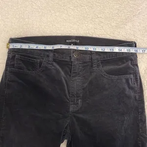 J.Crew‎ Mercantile Women’s Skinny Pants Velvet 5 Pocket Mid Rise Gray Size 29 thumbnail 9