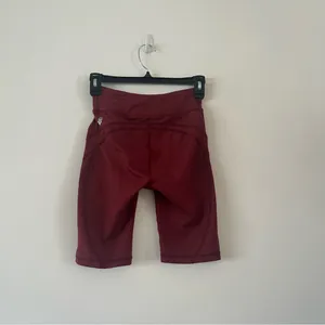 FP Movement Free People Burgundy High Waist Biker Shorts XS thumbnail 3