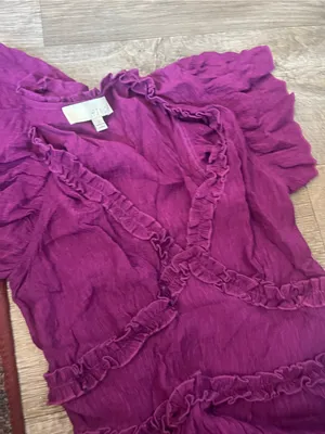 Pinch Purple Ruffle Tiered Maxi Dress - Women thumbnail 7