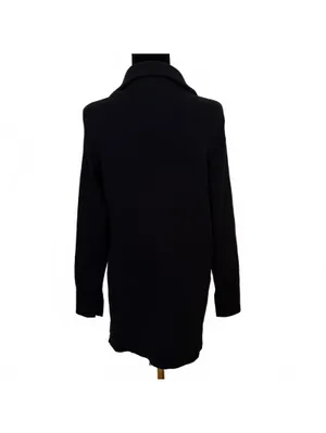 Free People Sarah Knit Cardigan Sweater Ribbed Longline Black Women's Size XS thumbnail 4