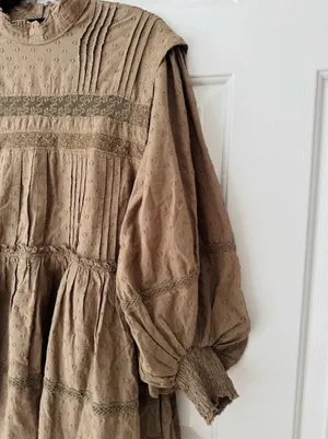 Anthropologie Pilcro Mock-Neck Swing Mini Dress, Size XS thumbnail 13