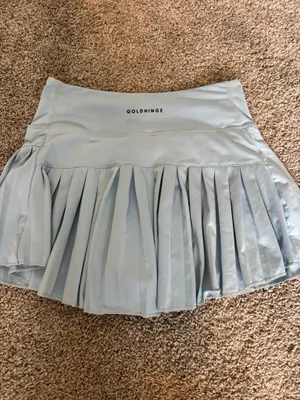 Gold Hinge Skirt Pleated Size Small thumbnail 2