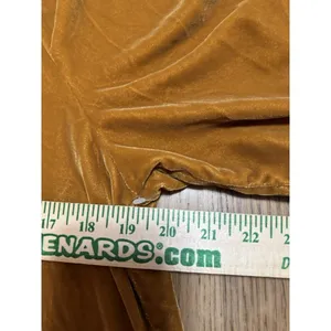 Old Navy Brown Gold‎ Velvet Shift Dress Short Puff Sleeve Knee Length Size XS thumbnail 6