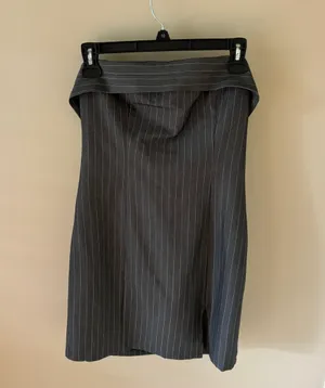 Princess Polly Grey Mini Dress thumbnail 1