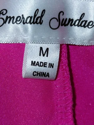 Emerald Sundae Hot Pink Satin Open Back Maxi Dress Sz Medium! thumbnail 9