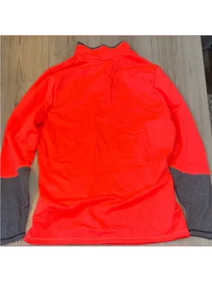 The north face pink grey quarter zip sweatshirt sweater thumbnail 2