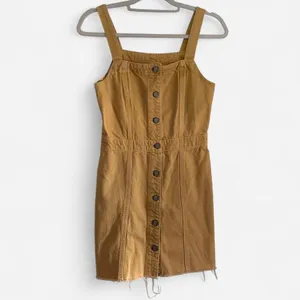 Boyish “The Kennedy” Denim Mini Dress in Honey Pot – Retro Western It-Girl XS thumbnail 3