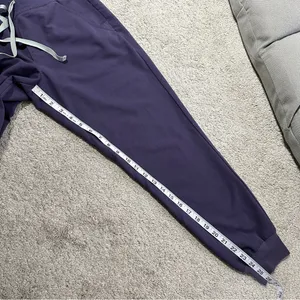 Figs Women’s Zamora Jogger Scrub Pants Pull On Mid Rise in Dark Purple Size S thumbnail 15