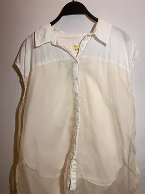 Maeve Anthropologie Bennet White Sleeveless Buttondown Muscle Tank Top M thumbnail 11
