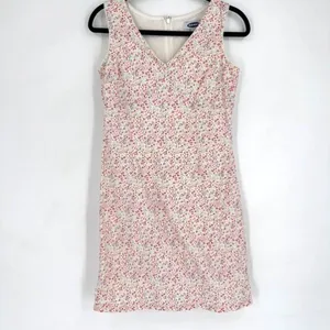 Vintage Y2K‎ Old Navy Ditzy Floral Micro Floral Shift Dress Coquette Size 1 XS thumbnail 8