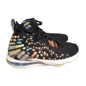 Lebron James Nike Women's Black/Multicolor Sneakers Size 6.5Y SKU 1895 thumbnail 3