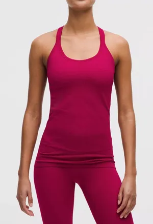 Lululemon Women's Pink Racerback Tank Top thumbnail 1