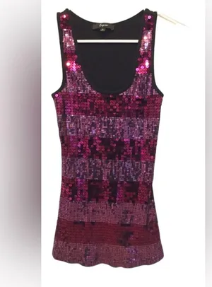 Express NWOT sequin tank top thumbnail 2