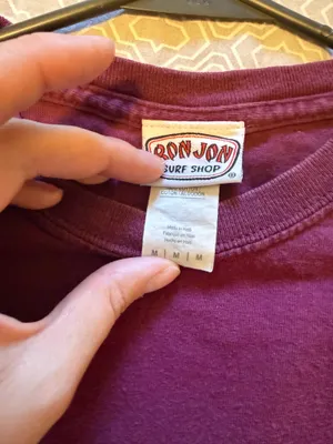 Maroon Ron Jon T-Shirt thumbnail 3