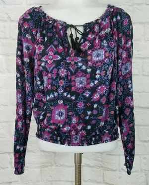 Off The Shoulder Boho Blouse thumbnail 1