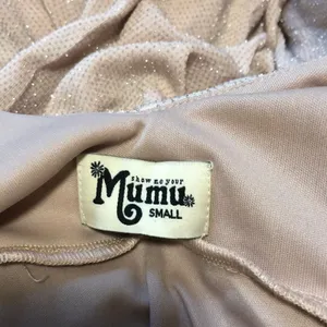 NWT Show Me Your Mumu Renee ruffle maxi dress in dancing Queen wine blush SMALL thumbnail 4