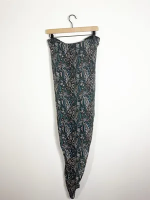 Veronica Beard Peyton Strapless Ruched 100% Silk Midi Dress Size 4 thumbnail 5