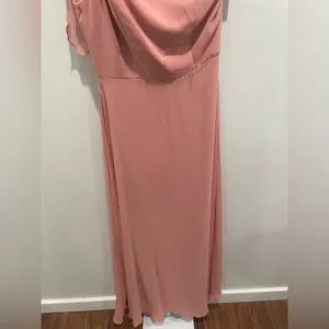 After Six Draped One-Shoulder Maxi Dress With Scarf Bow‎ Size 2 thumbnail 6