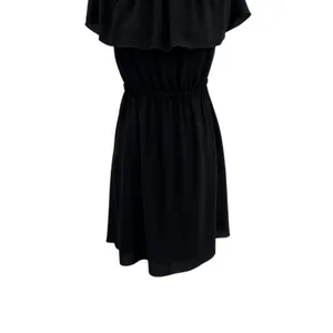 Aritzia‎ Wilfred Hosta Off the Shoulder Ruffle Dress Black Size Small thumbnail 6