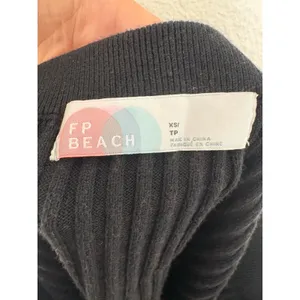 Free People Beach Black Callie Ribbed Mini Skirt Size XS Classic Preppy Knit thumbnail 6
