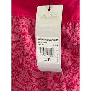 Adidas Pink Print Golf Tennis Pickleball Skort Pockets Small NWT thumbnail 7