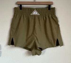 Free People Movement Next Round Green Shorts thumbnail 1