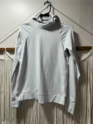 lululemon athletica Light Gray Hooded Pullover thumbnail 1