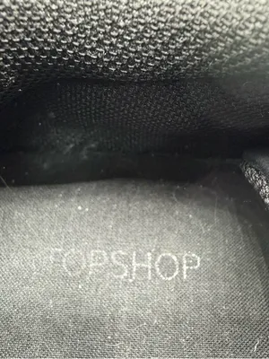 Topshop Ciara Chunky Dad Sneakers Black EU 41 Made Italy Y2K Platform thumbnail 8
