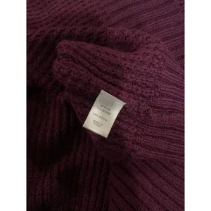 ZENANA Women's Medium Purple Waffle Knit‎ Oversized Cowl Neck Sweater thumbnail 4