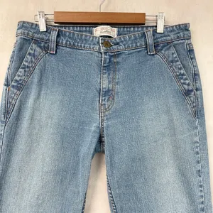 Y2K Levi Strauss Signature Womens Jeans 12 Bootcut Flap Pocket Stretch Indie thumbnail 3