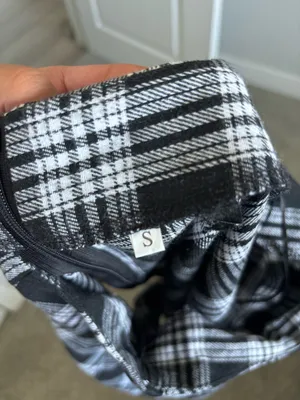Plaid Skirt Black thumbnail 5