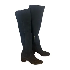 Sam Edelman Black Suede Tall Side Zipper Over The Knee Boots Women Sz 6 thumbnail 7