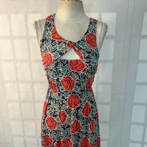 Lilka by Anthropologie Multicolor Floral Front Cutout Sleeveless Sundress Small thumbnail 2