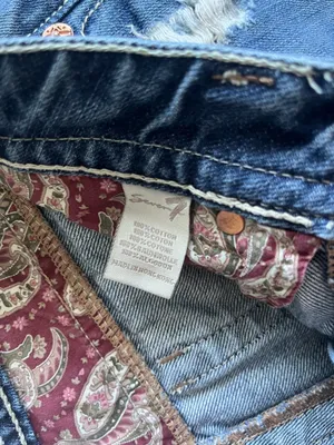 Seven7 Vintage Distressed Mid-Rise Denim Shorts thumbnail 4