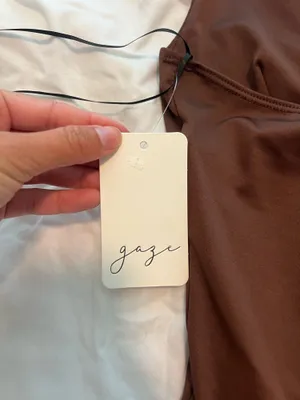 Gaze USA Brown Bodysuit Size Small thumbnail 4
