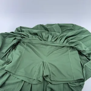 Gold Hinge Pleated Tennis Skirt Skort Hunter Green Women XS Pickleball Preppy thumbnail 5