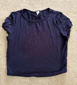 Amazon Navy Blue Crop Top thumbnail 1