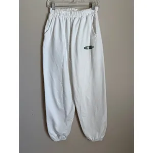 Daily Drills Made in USA Cotton Sweatpants XS/S White Logo Pants Joggers thumbnail 2