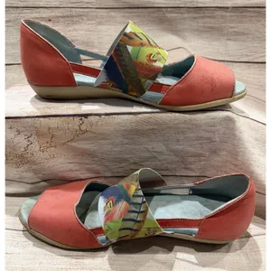 39 (US 8) Cloud Footwear Canary Comfort Sandal Red Safari Caliber Leather thumbnail 3