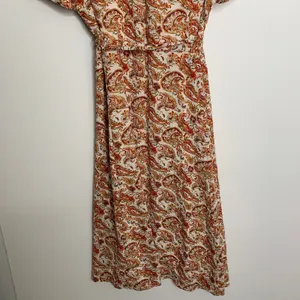 Sezane Adele Button Front Midi Dress in Paisley Riviera Womens New Size 42 thumbnail 11