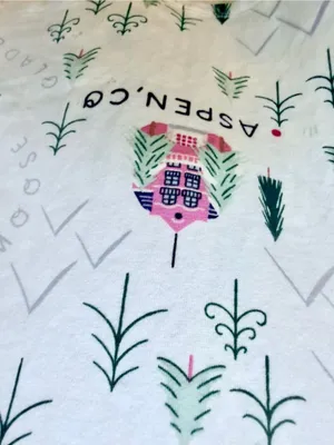 Soma XS Ski Town Nightgown Dress Aspen Vail Breckenridge Park City 3/4 Sleeve thumbnail 7