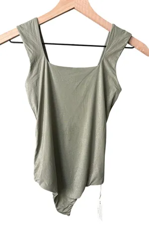 Smoothiez By Aerie Green Glitter Small Bodysuit NWT thumbnail 1