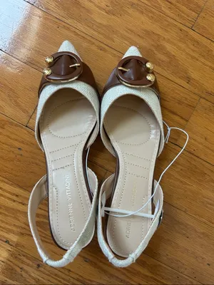 NEW Adrienne Vittadini women sling back shoes size 7.5 thumbnail 5