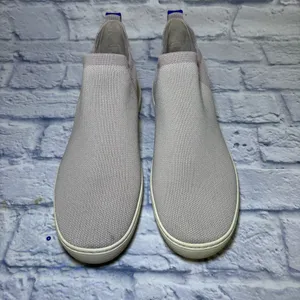 Rothy’s Women’s Chelsea Sneakers Boots Size 11.5 Lilac Gray Knit Comfortable thumbnail 3