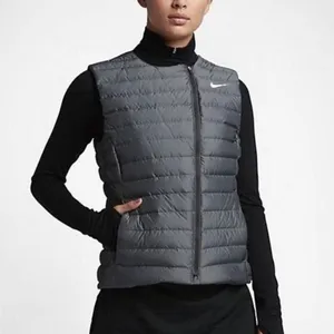 Nike Golf 700 down fill assymetrical puffer vest small thumbnail 10