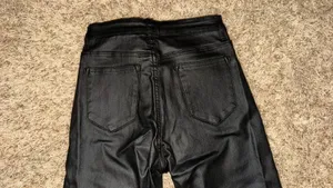 Edikted Pants Leather Flare thumbnail 3