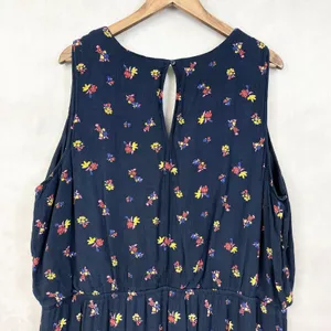 Old Navy Floral Paisley Boho Dress Women XXL Sleeveless‎ Flowy Cottagecore Indie thumbnail 5