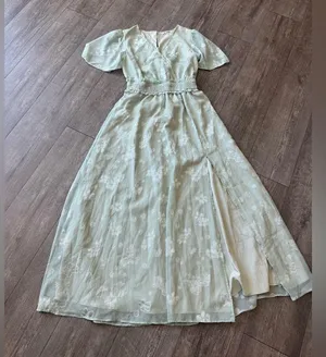 SISSYAKI Elegant Green Maxi Dress thumbnail 6