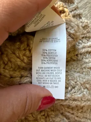 Aerie Wide Ribbed Tan Pullover Sweater Size XS Cotton Blend Measurements Length: approx. 22in from shoulder to hem Chest: approx. 22in from armpit to armpit lying flat 1188B60626e thumbnail 7